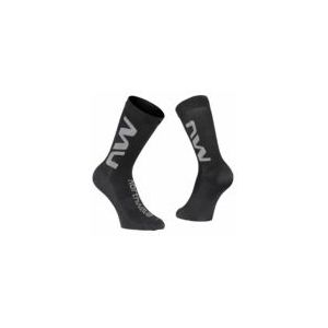 Fietssok Northwave Extreme Air Sock Black Grey-Schoenmaat 34 - 36