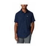 Overhemd - Korte Mouwen - Lichtblauw - Gerecycled Polyester - UPF50 Bescherming