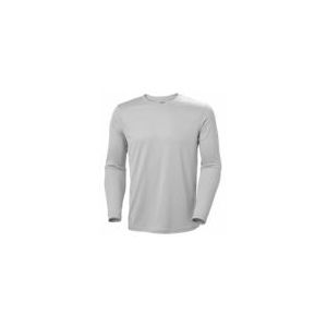 Ondershirt Helly Hansen Men Tech Crew LS 2.0 Grey Fog-XXL