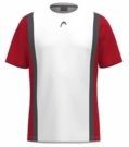 HEAD - Club 25 - Tennisshirt - Rood Wit