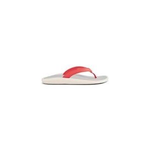 Slipper OluKai Women Pi'Oe Hot Coral Mist Grey-Schoenmaat 41