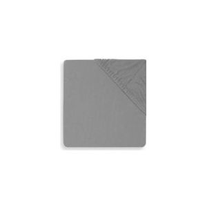 Jollein - Baby Hoeslaken Boxmatras Jersey (Storm Grey) - Katoen - Hoeslaken Baby, Hoeslaken Box - 75x95cm