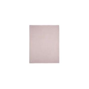 Babydeken Jollein Deken Wieg Basic Knit Pale Pink/Fleece-75 x 100 cm