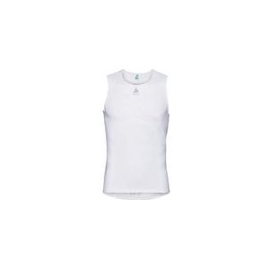 Fietsshirt Odlo Mens Suw Top Crew Neck Singlet Breathe White-S