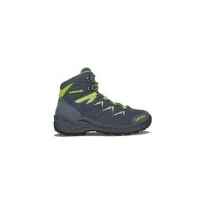 Wandelschoen Lowa Junior Innox Pro GTX Mid Steelblue Lime-Schoenmaat 34