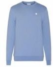 Trui KnowledgeCotton Apparel Men Erik Basic Badge Sweat Moonlight Blue-XXXL
