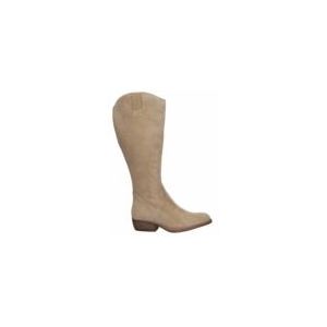JJ Footwear - Ferryhill - Dameslaars - Zand - Suède - Kuitmaat XXXL
