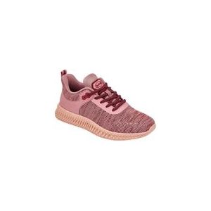 Scholl - Thomas - Medische Sneaker - Pink/Multi - 100% Gebreid Textiel