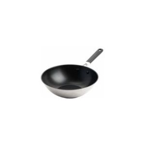 KitchenAid Wokpan RVS 26 cm - Antiaanbaklaag en Koelblijvende Handgrepen
