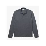 Lacoste - L1313 - Longsleeve - Gevlamd Grijs - Classic Fit