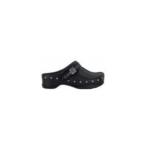 Klomp Scholl Women Pescura Phoebe Leather Black-Schoenmaat 38