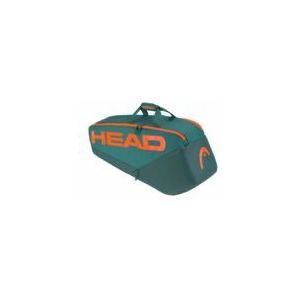 Tennistas HEAD Pro Racquet Bag 6R Dark Cyan Fluo Orange