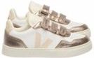 Veja Kids Small V-90 O.T. Leather White Sable Bronze-Schoenmaat 28