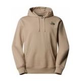 The North Face - Flower Dome Relaxed Hoodie - Mushroom Grey - Hoodie
