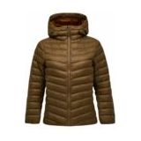 Jas Peak Performance Women Frost Down Hood Jacket Meadow Moss-M