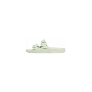 FitFlop Women iQushion Two-Bar Buckle Slides Sagebrush-Schoenmaat 39