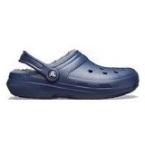Crocs - Classic Lined Clog - Blauw - Sandaal