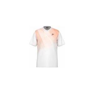 Tennisshirt HEAD Men Topspin Print Campfire Orange-S