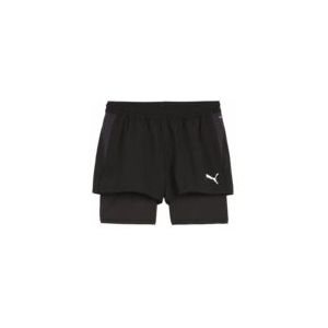 Sportbroek PUMA Women teamGOAL 2in1 Short Women PUMA Black PUMA White-XS