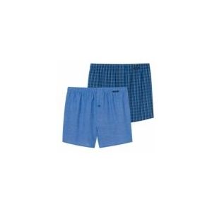 Boxershort Schiesser Men 180500 Multi Royal Blue (2-Pack)-XXL