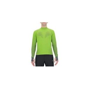 Shirt UYN Men Running Exceleration L/STurtle Neck Yellow Fluo Black-XXL