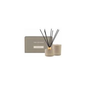 Ted Sparks - Geurkaars & Geurstokjes Diffuser - Gift Set - Tonka & Pepper