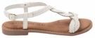 Lazamani - 75.029 - Sandaal - Wit - Leer