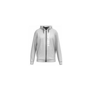 Tennisvest HEAD Men Club Original Hoodie Fullzip Grey Melange-S