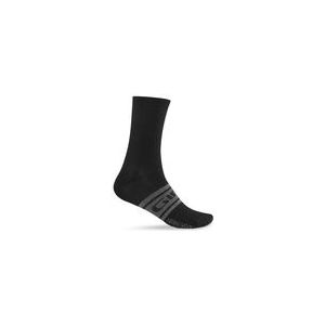 Fietssok Giro Merino Season Wool Black Charcoal-Schoenmaat 43 - 45
