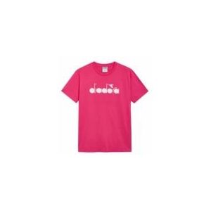 T-Shirt Diadora Unisex SS Logo Pink Sorbet-S