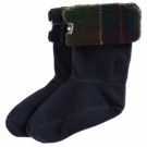 Barbour - Banbury Boot Liner - Laarzensok - Multi - Tartan Design met Teddyfleece