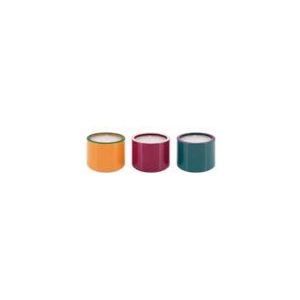 Theelichthouder Remember Glas Oranje/Rood/Blauw (Set van 3)