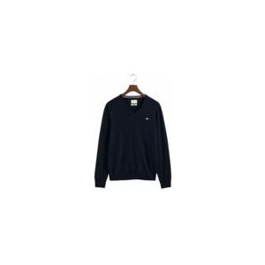 Trui GANT Men Superfine Lambswool V-Neck Marine-XXXL