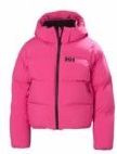 Ski jas Helly Hansen Junior Nora Short Puffy Jacket Dragon Fruit-Maat 176