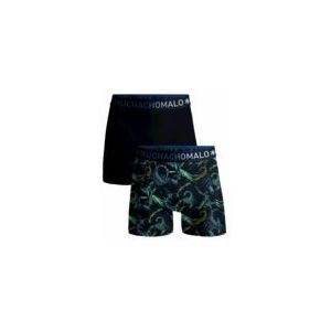 Boxershort Muchachomalo Men Shorts Scorpion Print/Black (2-Pack)-M