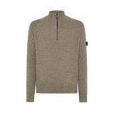 Peuterey Braille 03 Wool Half-Zip Sweater - Mustang - Mouli L