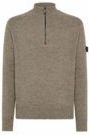 Peuterey Braille 03 Wool Half-Zip Sweater - Mustang - Mouli L