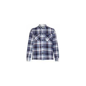 Overhemd KnowledgeCotton Apparel Men Checked Blue Check-L