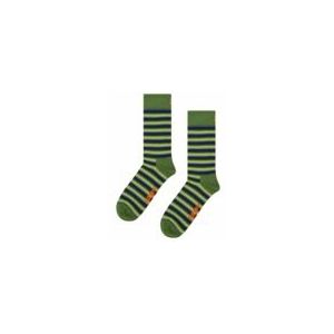 Happy Socks - Mini Stripe - Huissokken - Dark Green