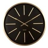 Klok Karlsson Maxiemus Brass Station Black 60 cm