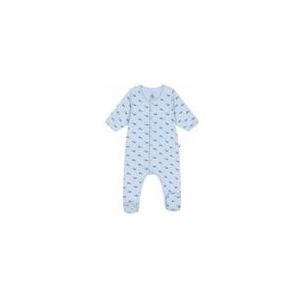 Petit Bateau - Toudou/Alaska - Babypyjama - Met Vrolijke Walvissenprint - Maat 54 - 1 Maand