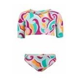 Bikini Brunotti Girls Ames-Swirl Swirl Multi Pink-Maat 140