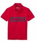 Polo Timberland Men SS Pink Brook Logo Pique Barbados Cherry-S