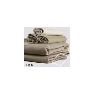 Topper Hoeslaken Dommelin 10-14 cm Donkergrijs (Satijn 300TC)-90 x 220 cm