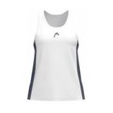 HEAD - Club - Tanktop - Royal White - 100% Polyester