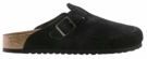 Klomp Birkenstock Unisex Boston Soft Footbed Suede Black Narrow-Schoenmaat 36