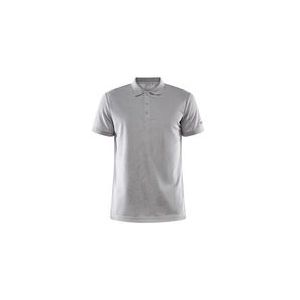 Polo Craft Men Core Unify Polo Shirt Grey Melange-XS