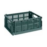 HAY - Colour Crate Medium - Opbergbox - Dark Green
