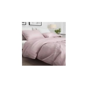 ZoHome Satinado Dekbedovertrek - Litsjumeaux - 240x200/220 cm - Shady Pink