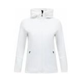 Vest Peak Performance Women Rider Essentials Midlayer Zip Hood Offwhite Offwhite-S
